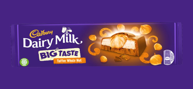 Dairy Milk Toffee Whole Nut - Click Image to Close