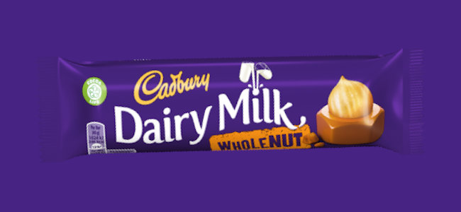 Dairy Milk Whole Nut - Click Image to Close