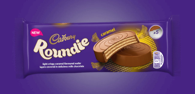 Roundie Caramel Chocolate - Click Image to Close